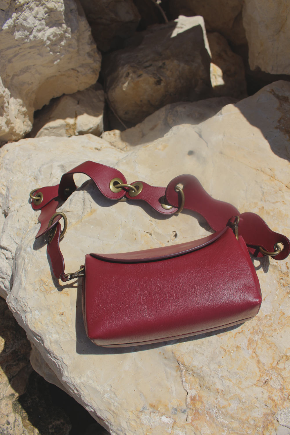 Bolso gonter ce 03727 cuero tosca 2