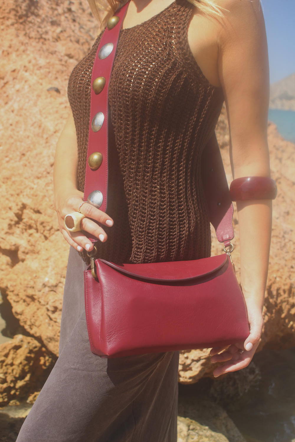Bolso gonter ce 28001 cuero tosca 3