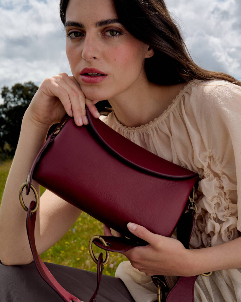 bolso gonter edicion 03727 cuero tosca 01